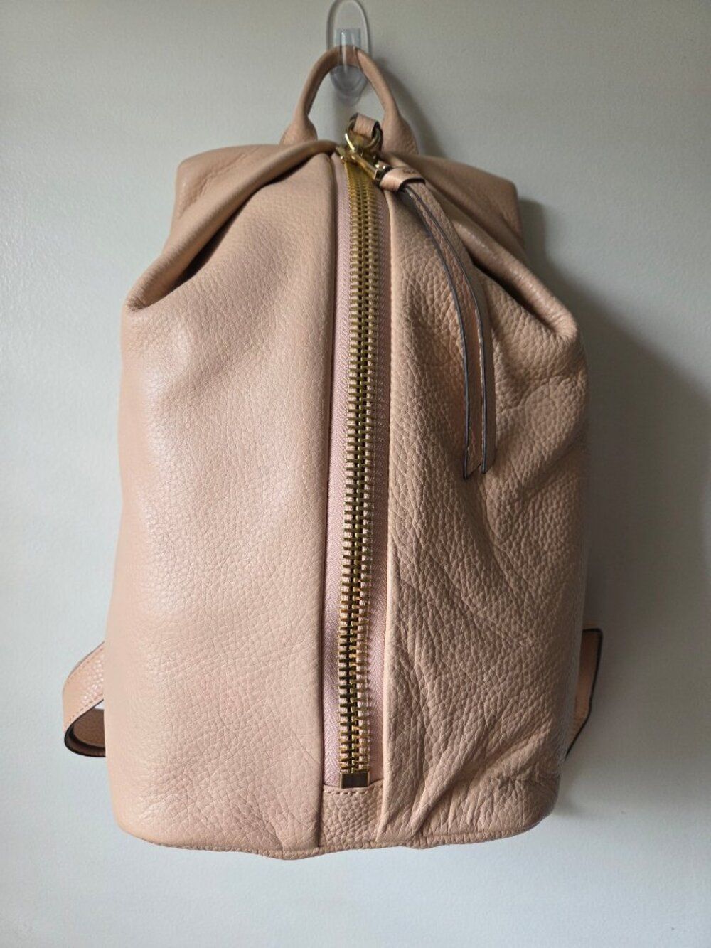AMAZING AIMEE KESTENBERG TAMITHAT NUDE THICK GENUINE LEATHER BACKPACK M/L
